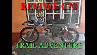 REVIEW c70 trail adventure | c70 modif simple
