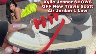 Ovrnundr on Instagram: Kylie Jenner previews the Travis Scott x Nike Air  Jordan 1 Low “Reverse Mocha”. Releasing in full family sizing Thursday July  21st, retailing for £130 / $150, style code