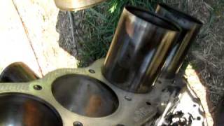 Landrover Discovery engine knocking Cause: Rover V8 Slipped Sleeve Syndrome / loose liner 2of2 Land Rover Top Hat Liners