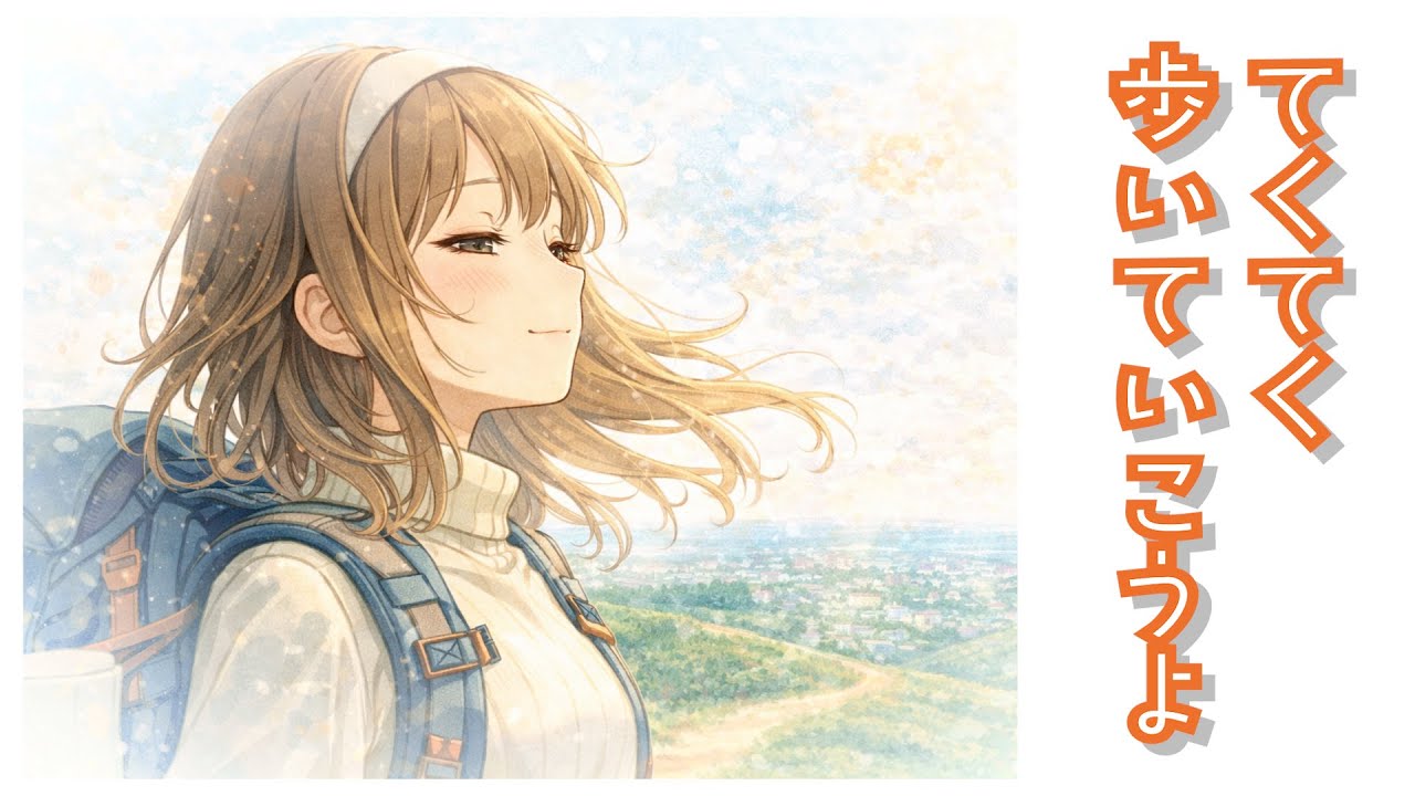 てくてく歩いて行こうよ（feat #桜坂マコ） #あいのね愛乃音