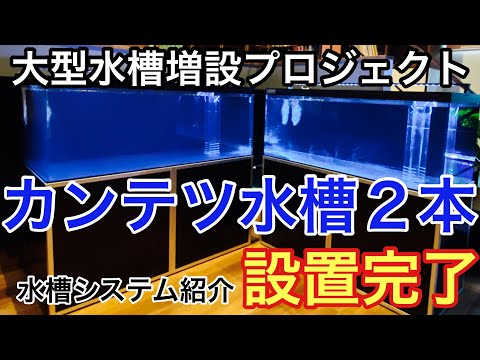 vol.73 大型水槽増設プロジェクト完結〜カンテツ水槽設置&システム紹介