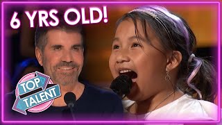 6 YearOld Singer Has Simon Cowell On His Feet On America's Got Talent 2023
