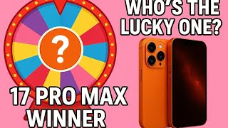 Iphone 17 Pro Max Giveaway Announcement Secret Surprise Dont Miss It