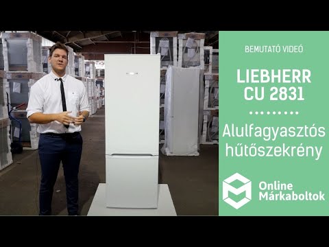 Liebherr CU 2831 | Alulfagyasztós hűtőszekrény bemutató videó