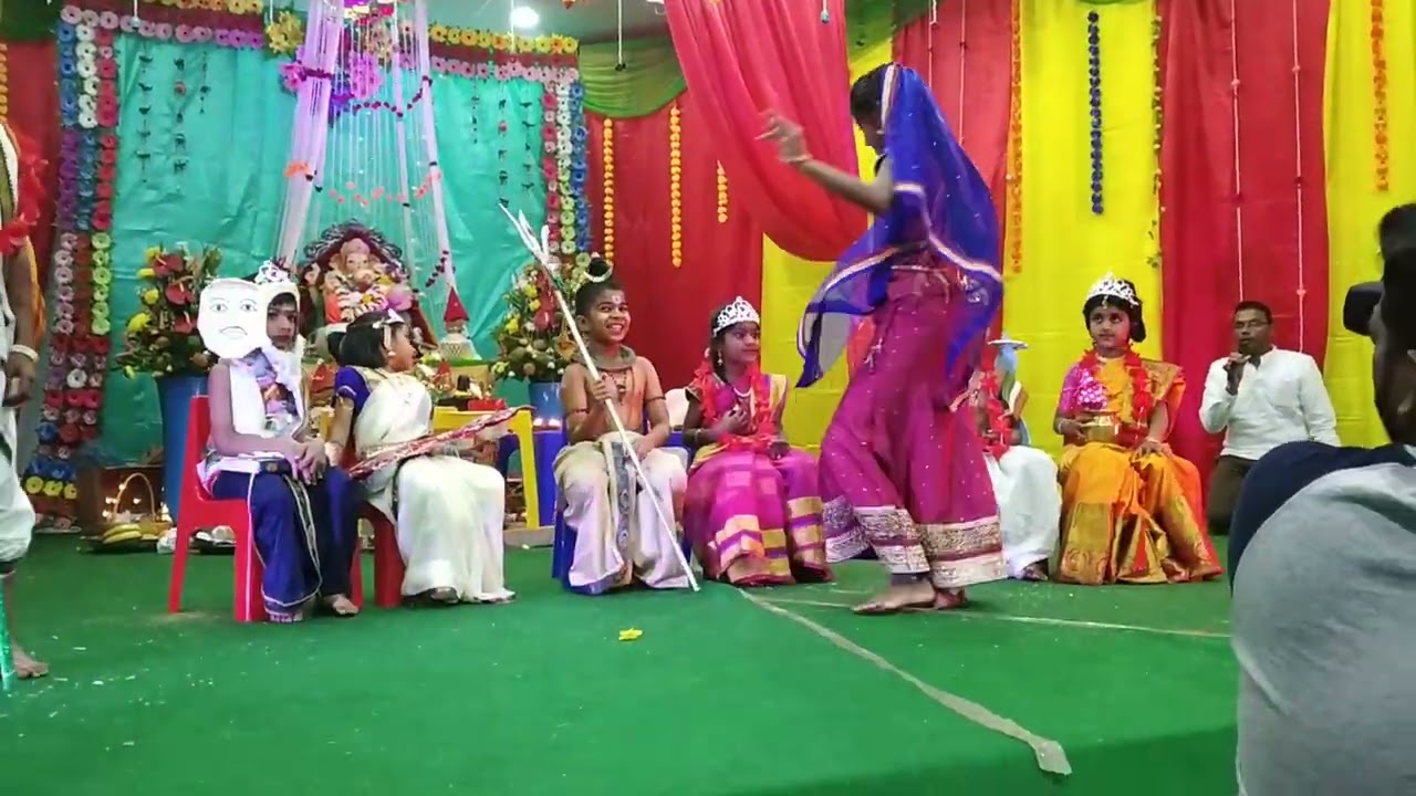 Ganesh story song 01 by telugu kids in south africa