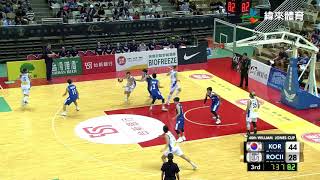 20180725 瓊斯盃女子組 韓國vs中華白 比賽精華
