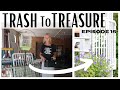 Trash to Treasure Makeover ~ Crib Repurpose ~ Upcycled Furniture ~ DIY Arbor ~ Farmhouse Style Decor