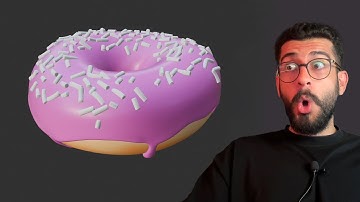 آموزش بلندر 4.2 مبتدی خارمادر - قسمت 7: جئومتری نود " شکلات بلند" (Geometry Nodes / Long Sprinkles)