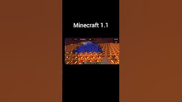 Comparing minecraft 1.1 with minecraft 1.19 #minecraft #PojavLauncher #shorts