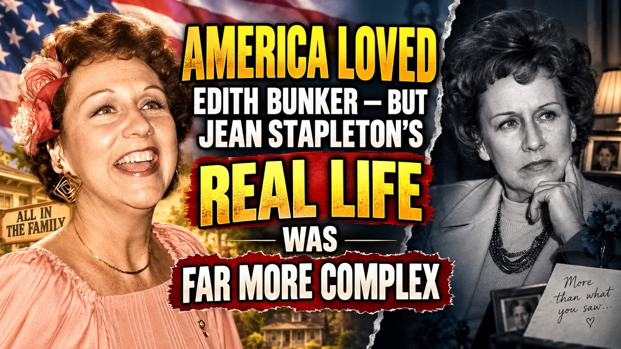 AMERICA LOVED EDITH BUNKER — BUT JEAN STAPLETON'S REAL LIFE WAS FAR MORE COMPLEX