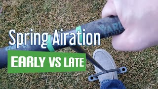 When To Aerate Your Lawn In The Spring | The Best Time: Early vs Late