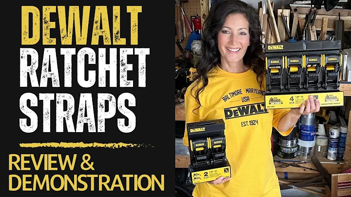 DEWALT RATCHET STRAP TIE DOWNS, UNBOXING, INSTRUCTIONS, DEMO HOW TO PUT TOGETHER SECURE ENDS & STORE