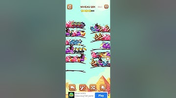 bird sort 2 color puzzle solution niveau 254 #games #gaming #puzzle #puzzlegame #androidgames