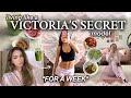 I TRIED THE VICTORIA'S SECRET MODEL DIET &amp; WORKOUTS 🪽 7-day challenge