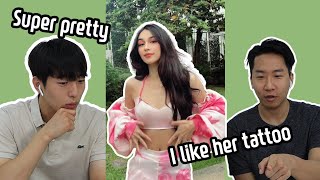 Korean reacts to Zeinab Harake's Tiktok | Charming Filipina made Korean speechless