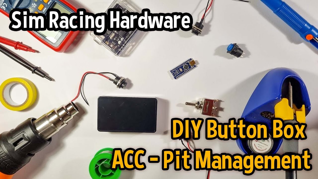 Cheap DIY Button Box for Pit Management 