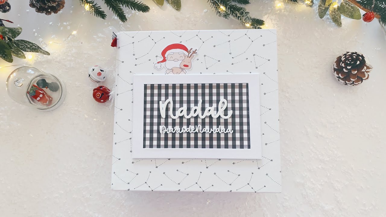 ▶️ SCRAPBOOKING Cómo hacer tu DIARIO DE NAVIDAD
