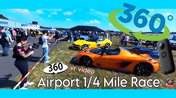 360° 4k VR Video Airport Race, part1/2