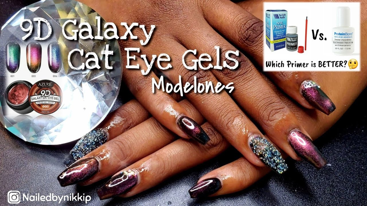 Modelones 9D Cat Eye Gels | No Lifts Nail Primer vs. Young ...