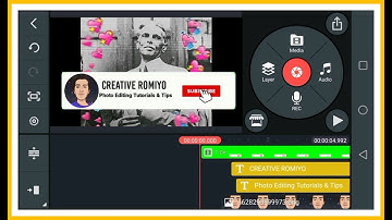 HOW TO MAKE SUBSCRIBE POP UP IN KINEMASTER | GREEN SCREEN SUBSCRIBE BUTTON | CREATIVE ROMIYO