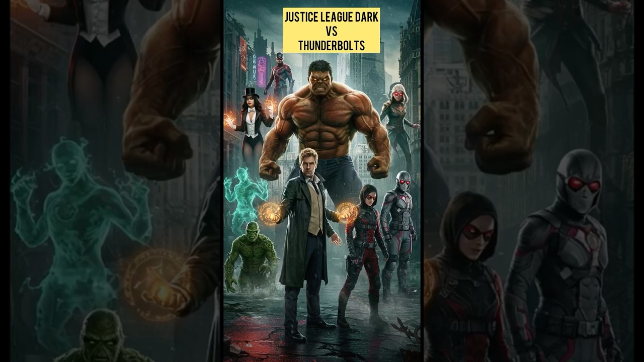 DC (Justice League Dark) & Marvel (Thunderbolts) AI Fusion Part 1 
