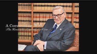 A Conversation with the Honorable Leonard A. Weiss
