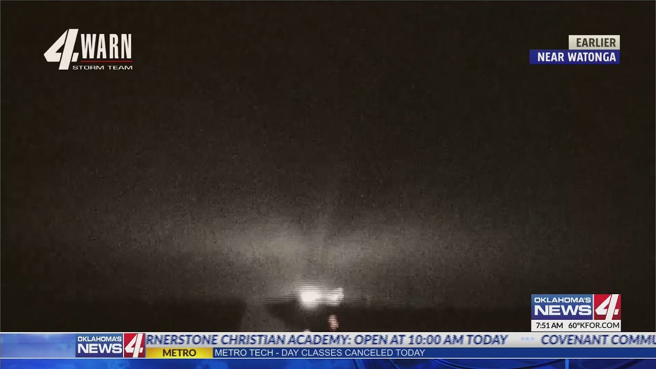4Warn Storm Team tracks severe weather across Oklahoma - YouTube