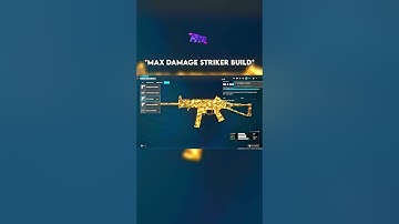 THE *MAX DAMAGE* STRIKER BUILD on WARZONE 👑 #warzone #callofduty #bo6 #rebirthisland #cod #shorts