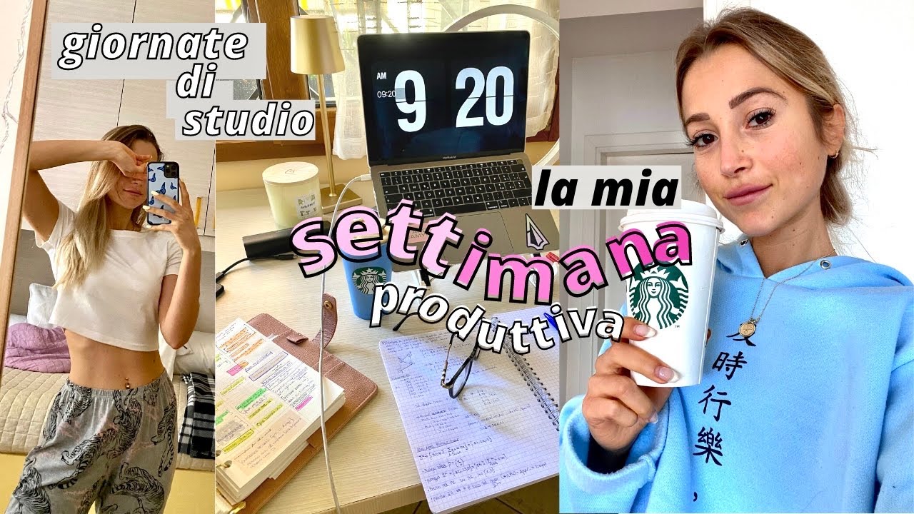 Ricomincia la SESSIONE ESTIVA *come mi preparo per gli esami* WEEKLY VLOG