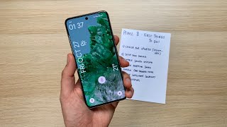 Google Pixel 8 - First things to do!