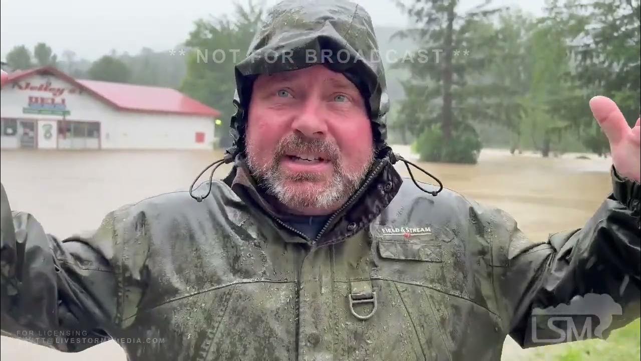 07102023 Londonderry, VT Catastrophic Flash Flooding, VOSOT YouTube