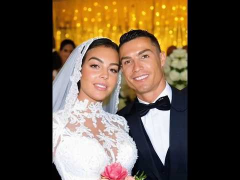 Ronaldo And Georgina At Their Wedding Ronaldo Georgina Lovemarriage Wedding Viralvideo