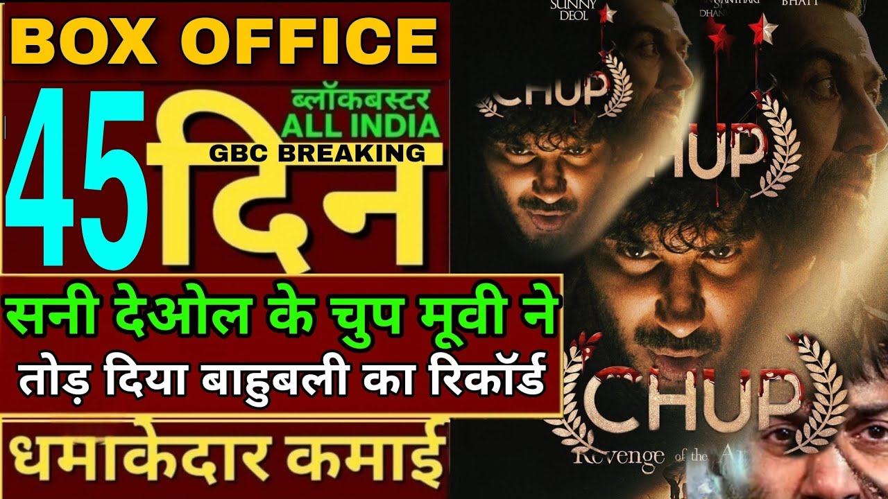 Chup 45th day box office collection,Sunny Deol interview,chup box office Collection,chup hit or flop