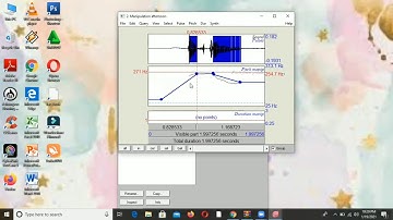 MANIPULATION OF PITCH  BY PRAAT
