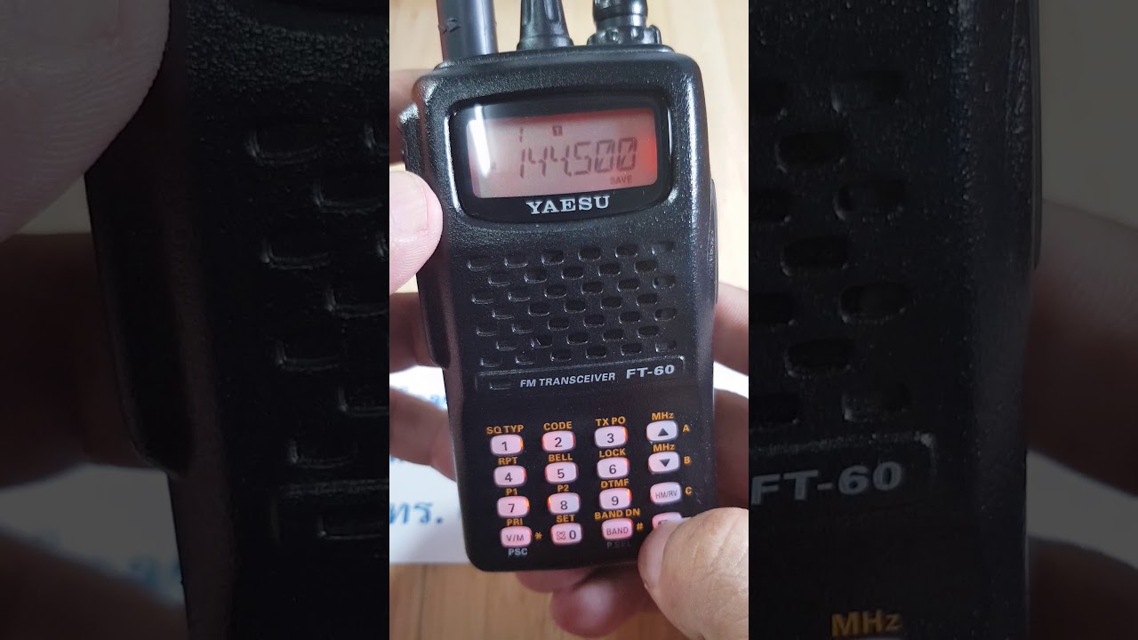 วิธีใส่โทน yaesu FT60 ช่างเป้า 081 933 3516