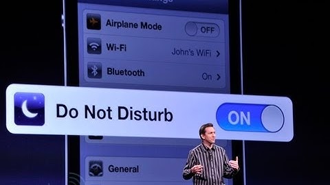 iOS 6 "Do Not Disturb" Feature