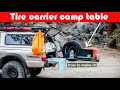 Swingout tire carrier table (how I made it for less then $50 bucks!)