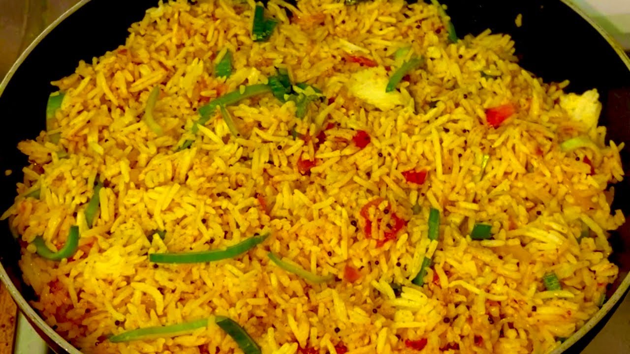 Tempered Tomato Leftover Rice |Tomato Rice |Tomato Bath |quick lunchbox recipe 