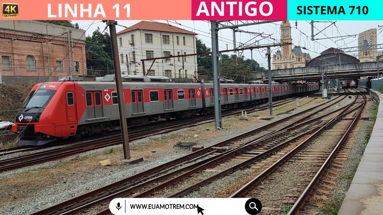 🚄CRUZAMENTO SÉRIE 8000 (S068) E 9500 (D600) AMBOS DA CPTM NA REGIÃO DA ESTAÇÃO LUZ🚃