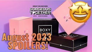 BOXYCHARM - IPSY AUGUST 2023 SPOILERS | GLAM BAG, BOXYCHARM & ICON BOX SNEAK PEEKS!