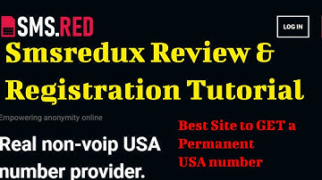 SmsRedux||Best site To Get Non-VoIP USA Permanent Number For Verification.