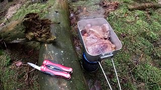 (4X4 MICRO CAMPER Trip To The Woods !!!) Cooking Steak After Hiking !!!! #Outdoorcooking