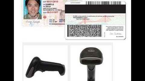 Barcode scanning drivers licenses with Windward System Five