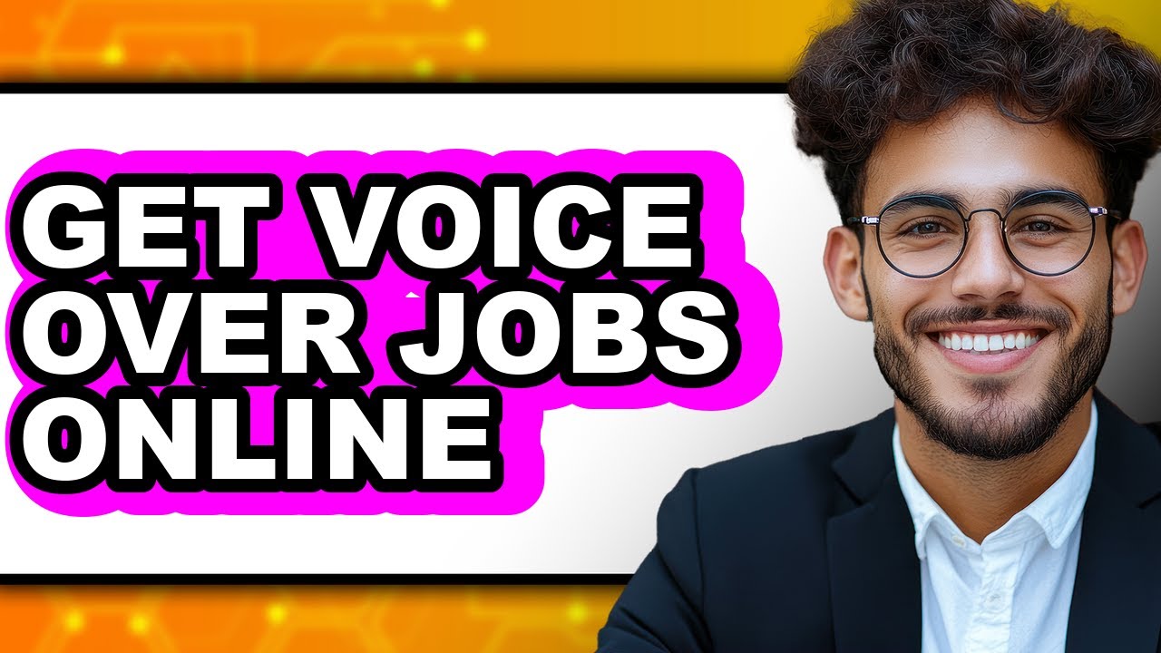 How to Get Voice Over Jobs Online (only Way) - YouTube