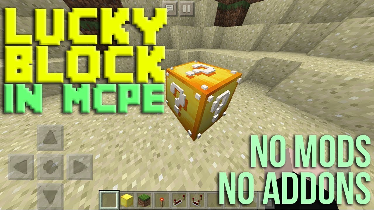 WORKING COOL LUCKY BLOCKS with Command Blocks [Minecraft PE] 