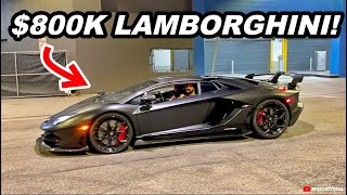 Challenging a $800K Lamborghini Aventador SVJ! Tunnel Run & Downshifts F1 Exhaust Sound