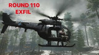 Cold War Zombies Round 110 Exfil (108-110)