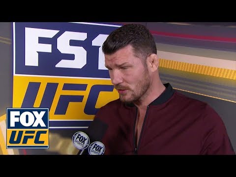 Michael Bisping talks after weigh-in with Megan Olivi | Interview | UFC 217