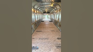 DIY Skoolie Conversion- Insulated Subfloor Instalation #buslife #skoolie #diy #vanlife #skooliebuild