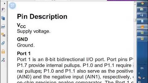 DATA SHEETเรื่องSINK SOURCEของAT89C2051